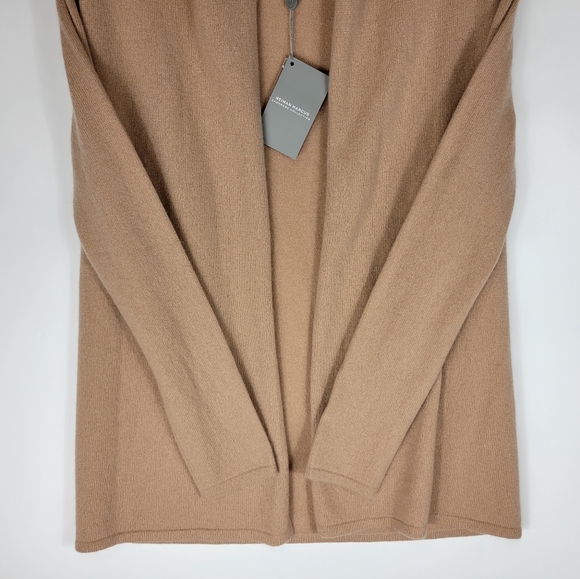 Neiman Marcus Cashmere Collection Cardigan Sweater Womens Small S Camel Brown - Picture 7 of 12